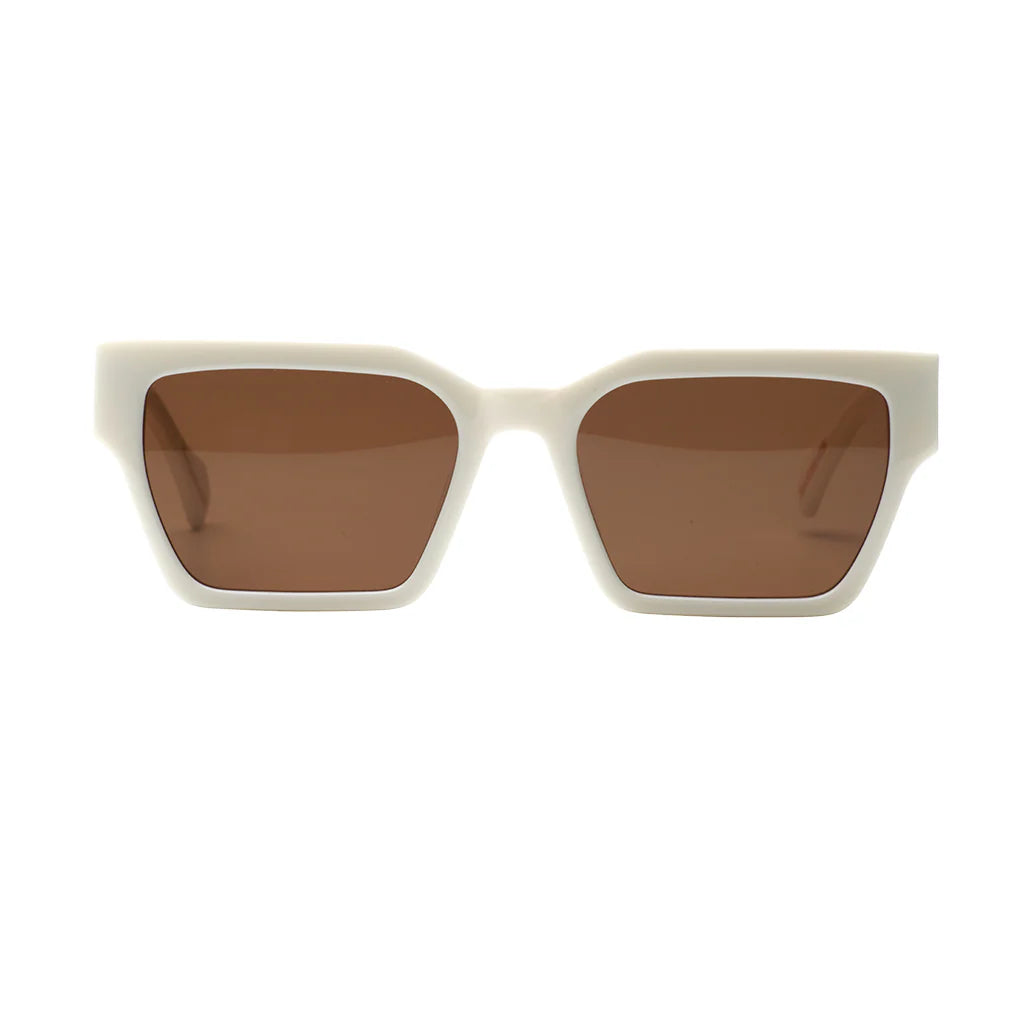 Age Eyewear - Carnage - Ivory - Brown Lens