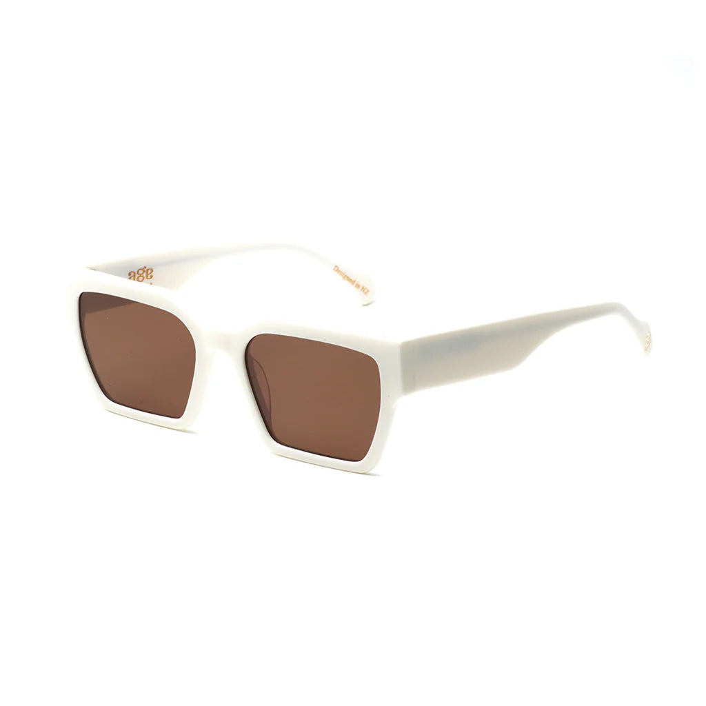 Age Eyewear - Carnage - Ivory - Brown Lens
