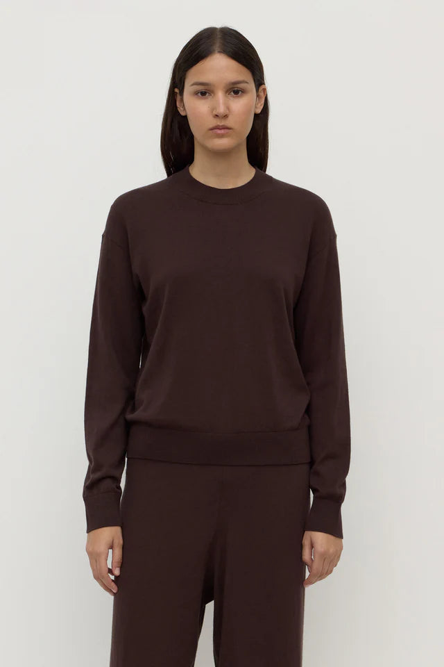 Assembly Label - Cotton Cashemere Lounge Sweater - Ganache