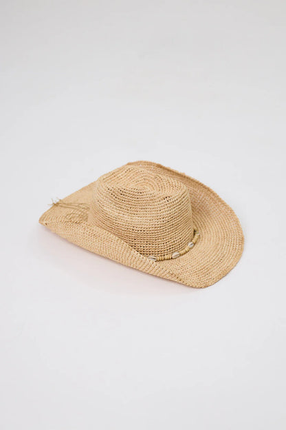 Remain - Sara Hat - Natural With Shell