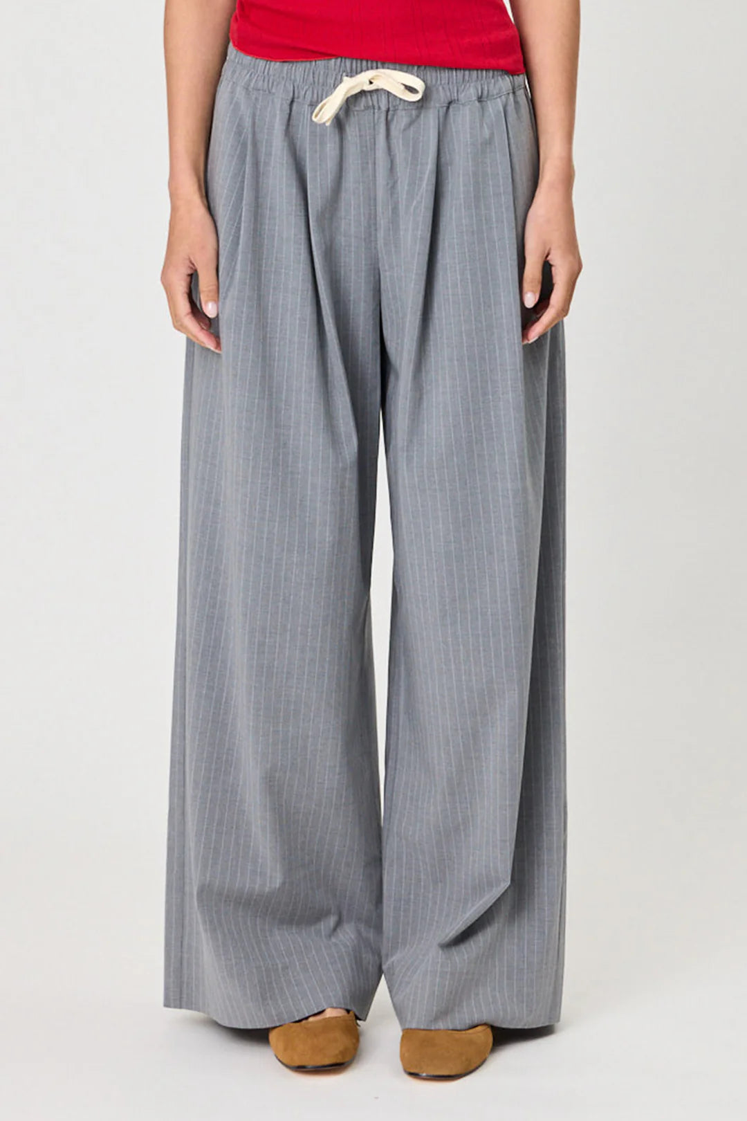 Remain - Rhodes Pant - Grey Stripe