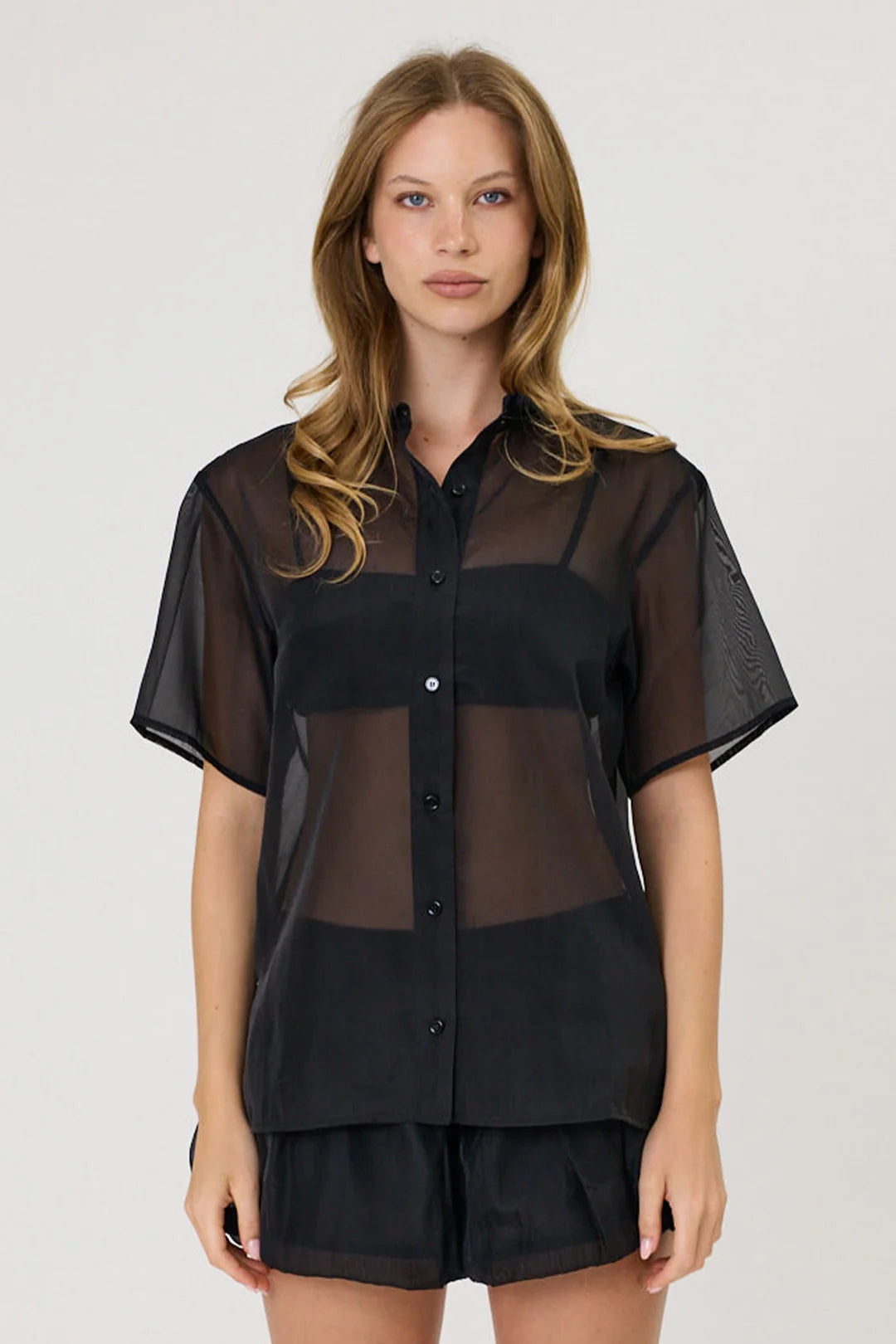 REMAIN - MONICA SHIRT - BLACK