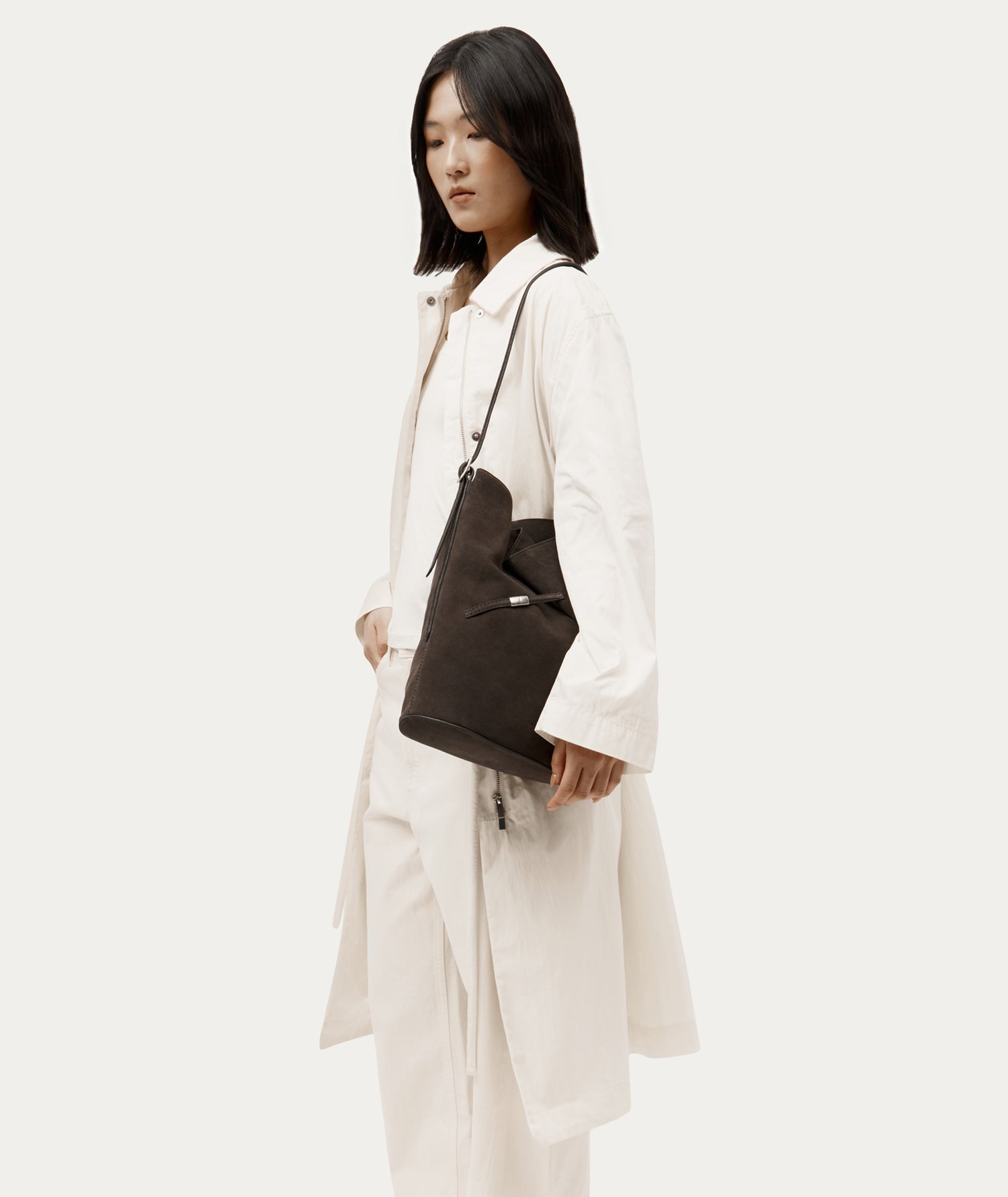 Deadly Ponies - Clippity Tote- Asphalt Suede