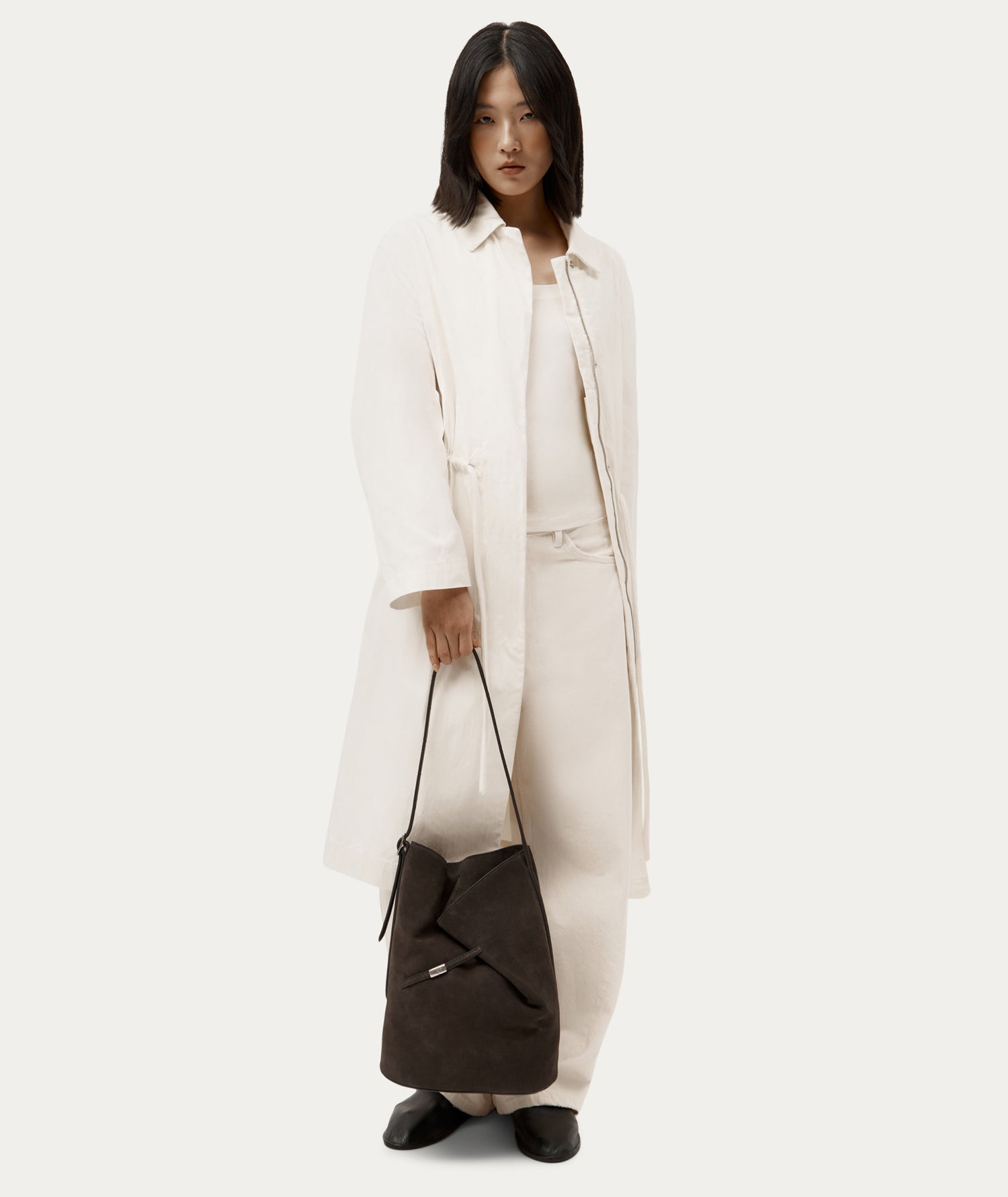 Deadly Ponies - Clippity Tote- Asphalt Suede