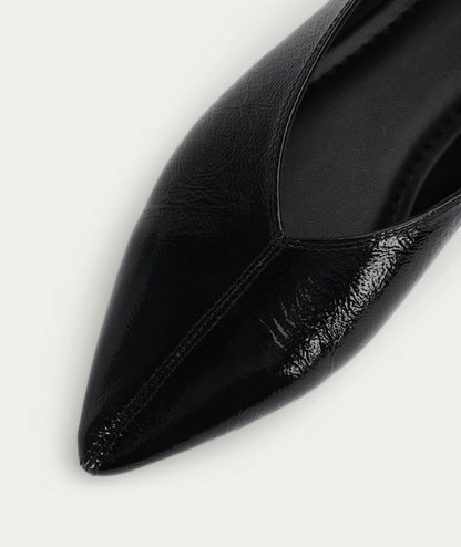 Deadly Ponies - Epona Flat - Black Patent
