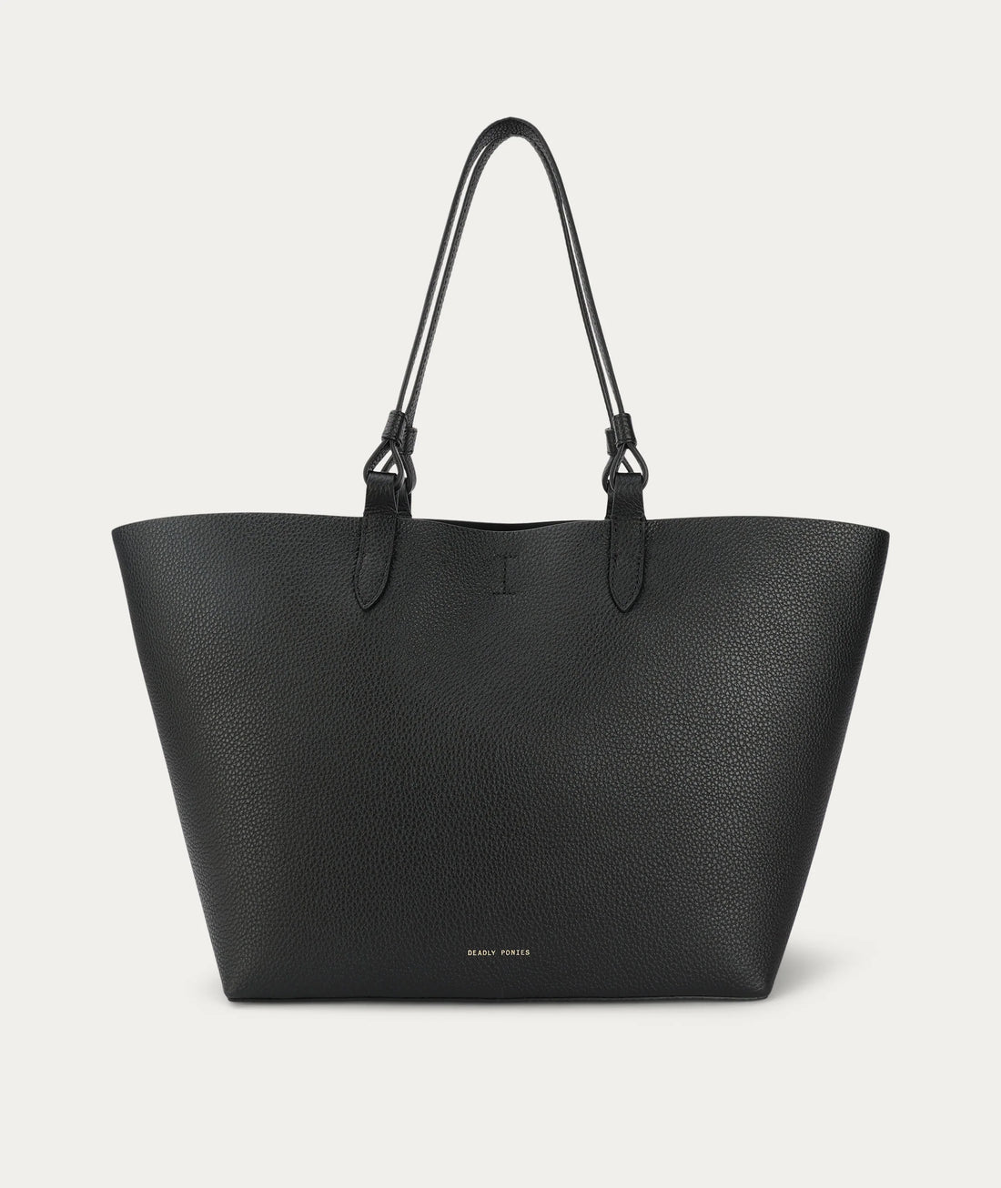 DEADLY PONIES - LARGE BANDIT TOTE - BLACK