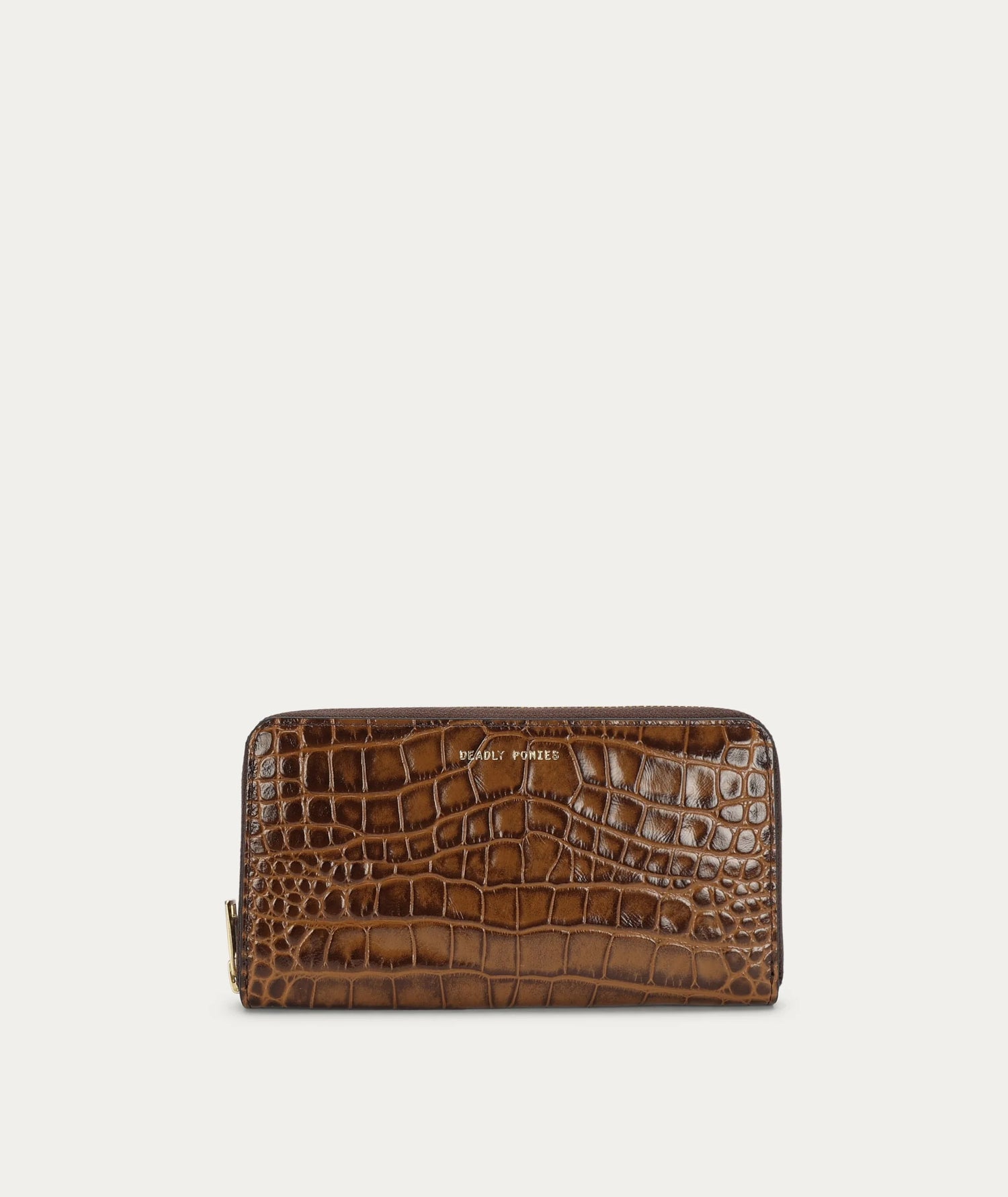 Deadly Ponies - Maxi Wallet - Toffee Croc