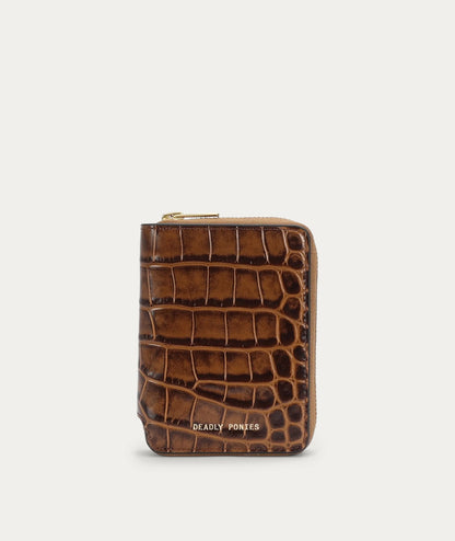 Deadly Ponies - Mini Wallet - Toffee Croc