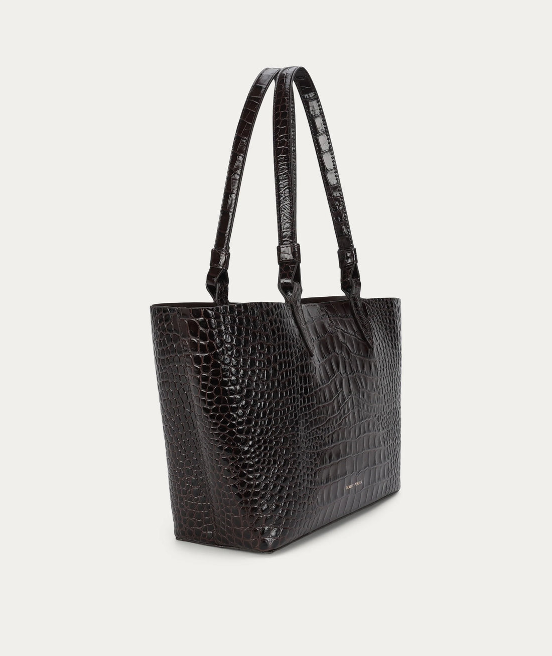 Deadly Ponies - Mr Bandit Tote - Espresso Croc