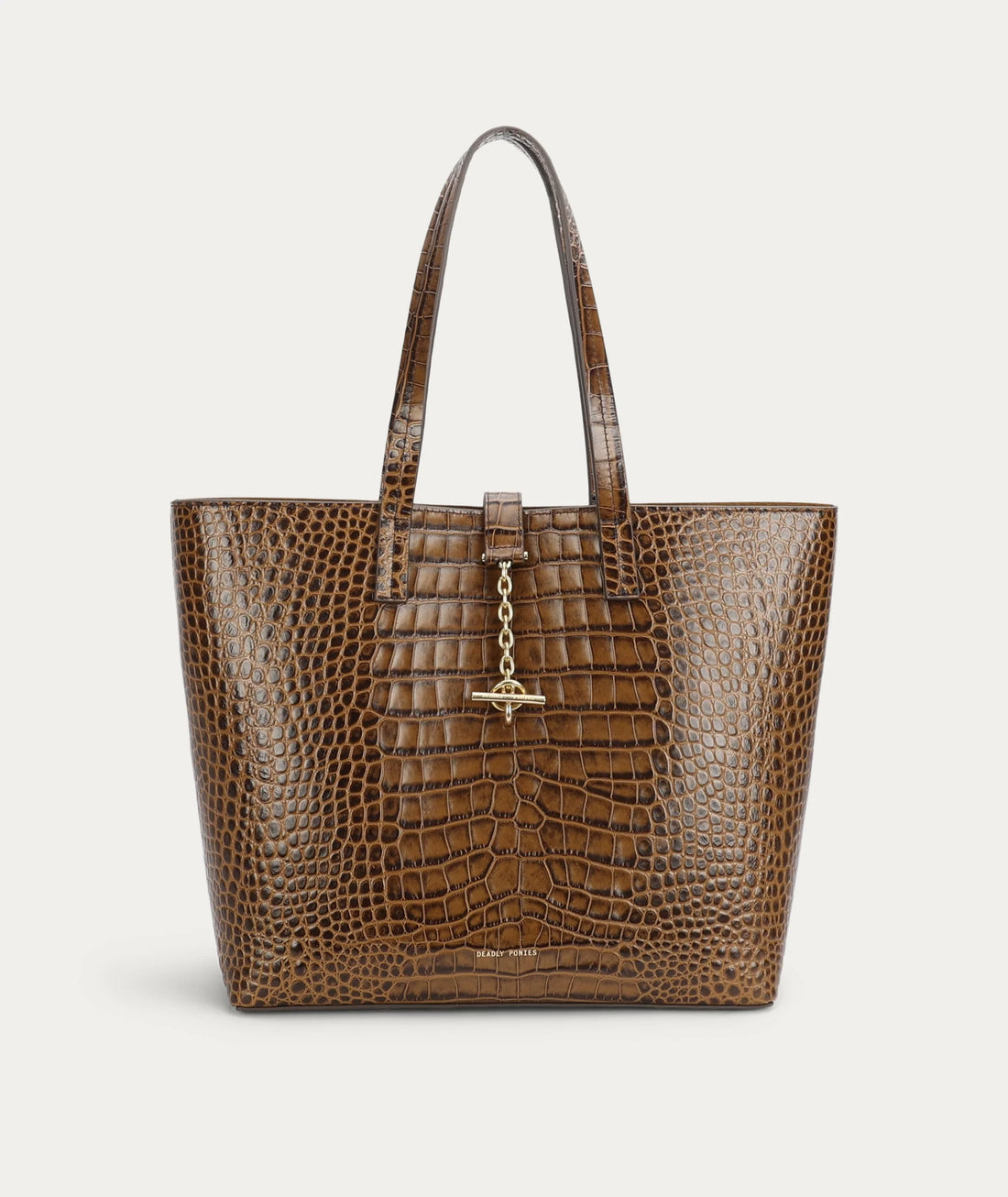 Deadly Ponies - Mr Porter Tote - Toffee Croc
