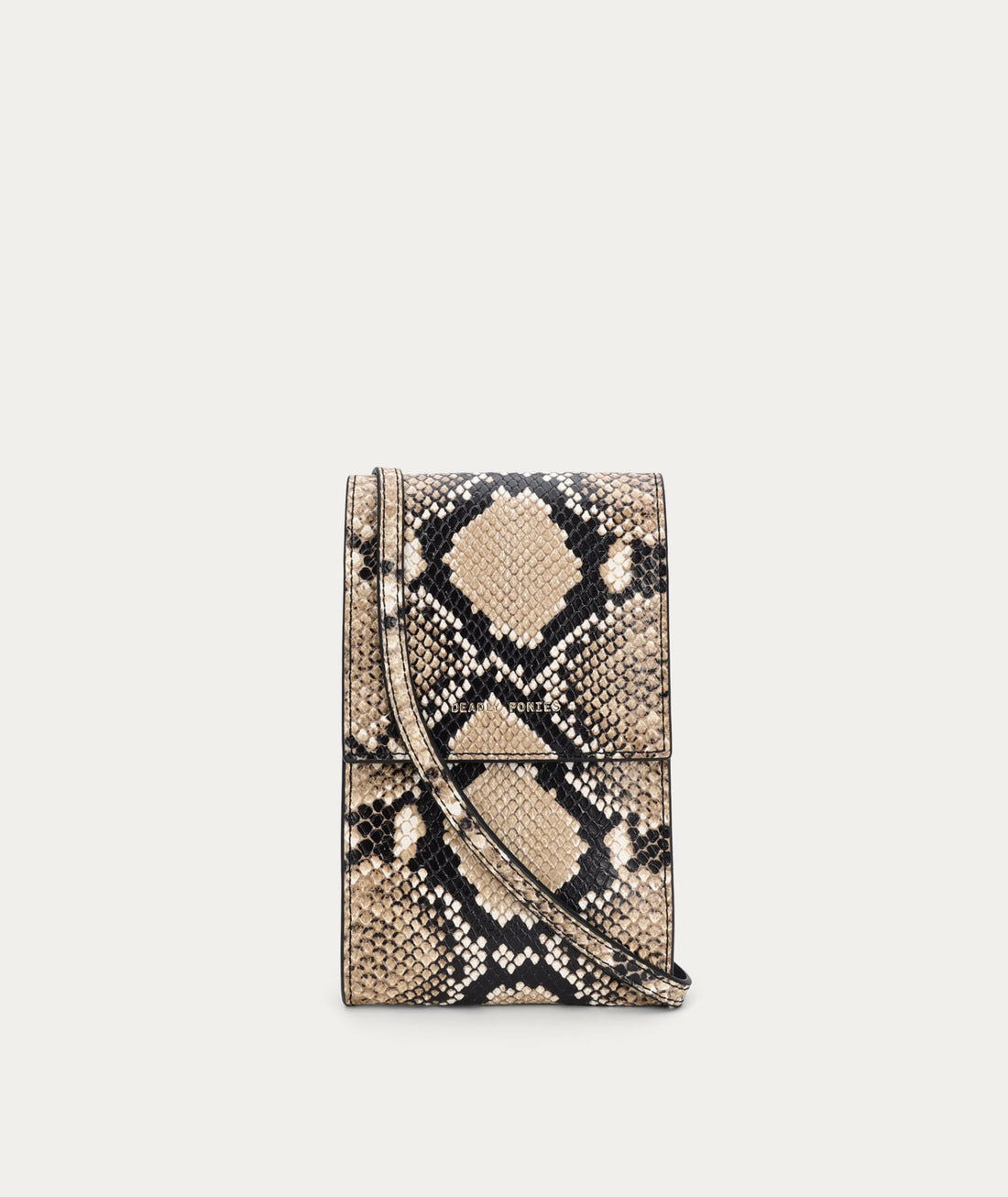 Deadly Ponies - Poucheroo - Leather Strap - Birch Python