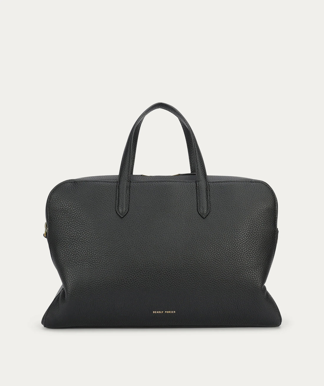 DEADLY PONIES - ZORRO BRIEFCASE - BLACK/BRASS