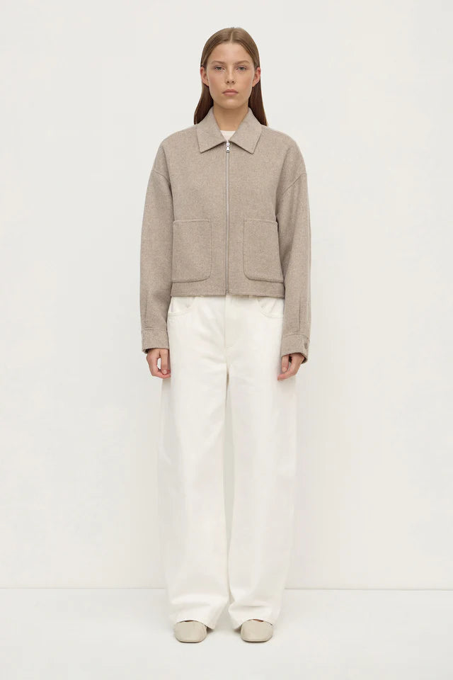 Assembly Label - Dallas Wool Jacket - Pebble