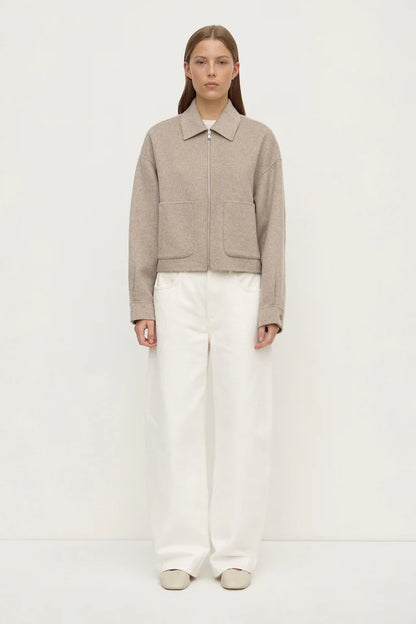Assembly Label - Dallas Wool Jacket - Pebble