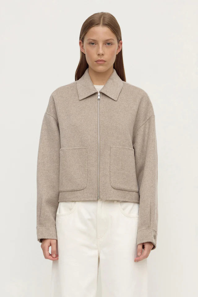 Assembly Label - Dallas Wool Jacket - Pebble