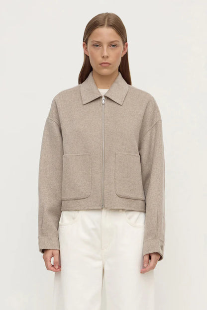 Assembly Label - Dallas Wool Jacket - Pebble