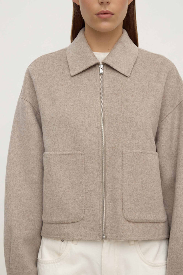 Assembly Label - Dallas Wool Jacket - Pebble