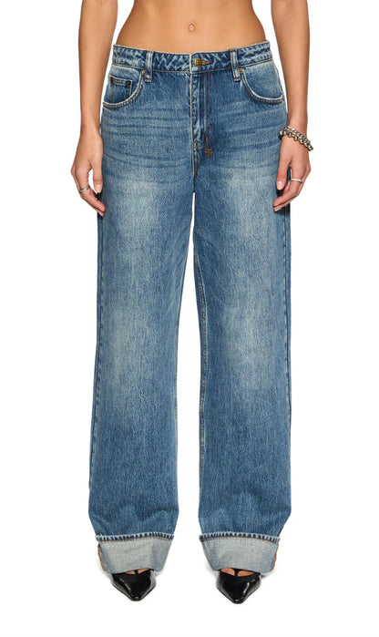 Ksubi - Low Rider Jeans Cuffed Aged