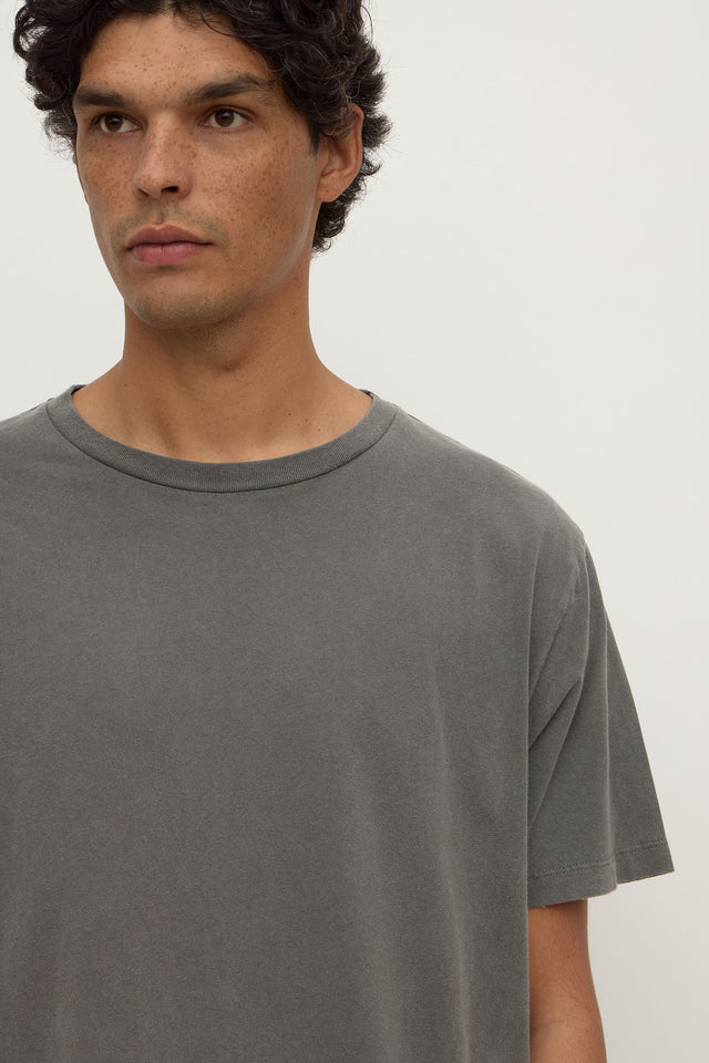 Assembly Label - Elijah Tee - Washed Charcoal