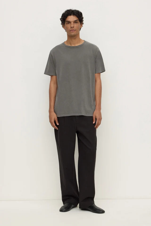 Assembly Label - Elijah Tee - Washed Charcoal