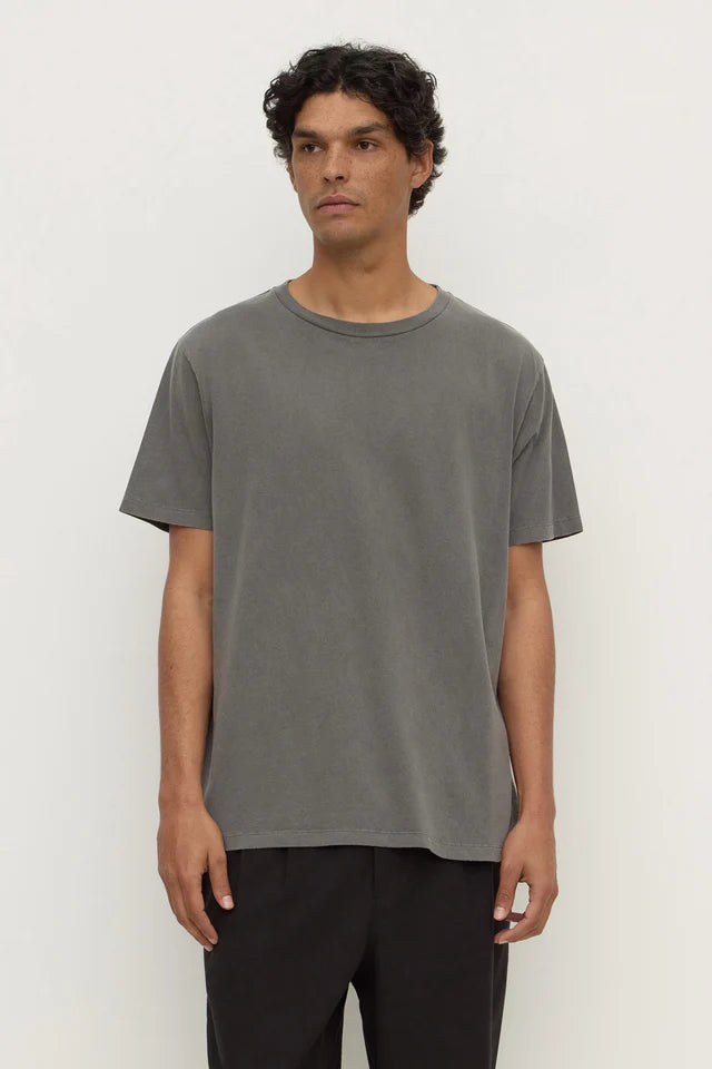 Assembly Label - Elijah Tee - Washed Charcoal