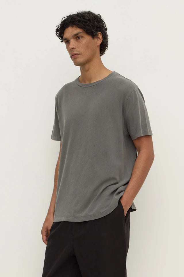 Assembly Label - Elijah Tee - Washed Charcoal