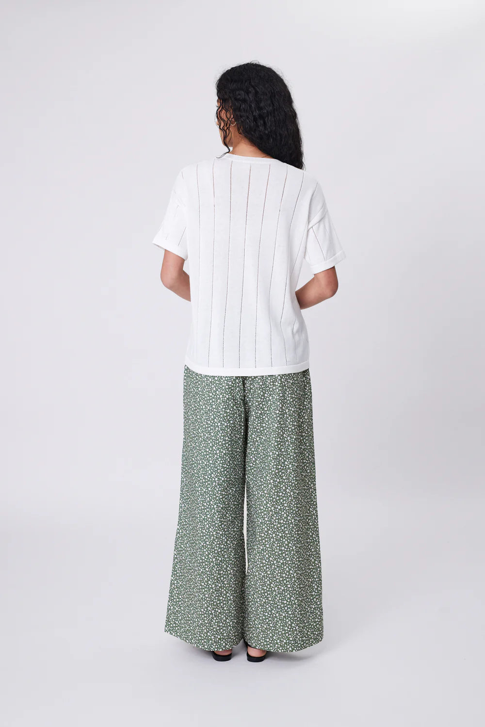 Marlow - Ember Knit Tee - Chalk