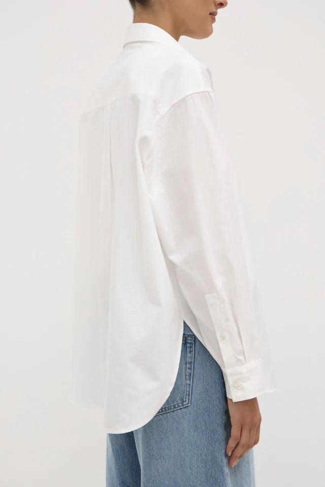 Assembly Label - Marigold Poplin Long Sleeve Shirt - White