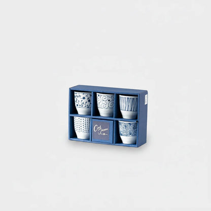 Naibu - Indigo &amp; White Cup Set