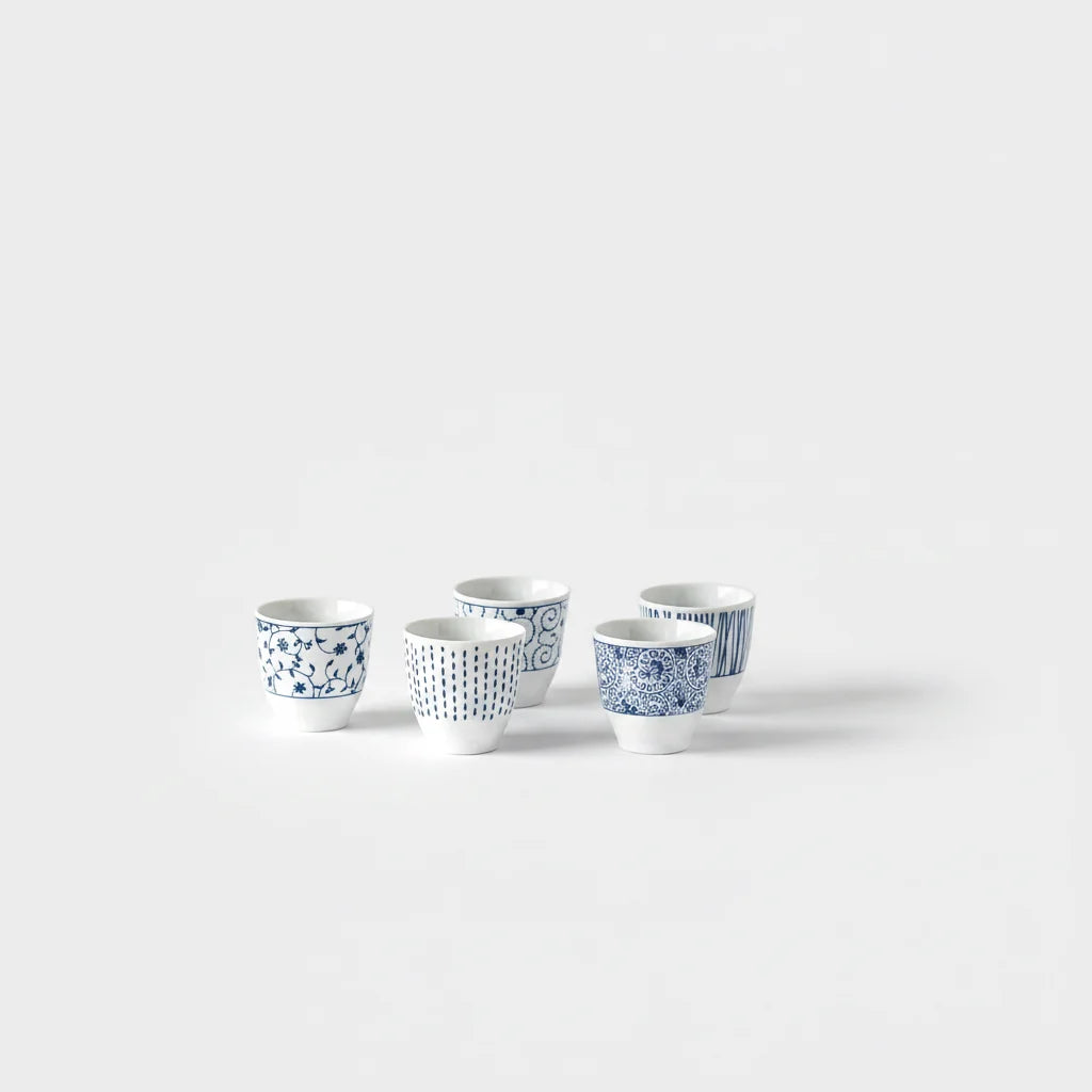 Naibu - Indigo &amp; White Cup Set
