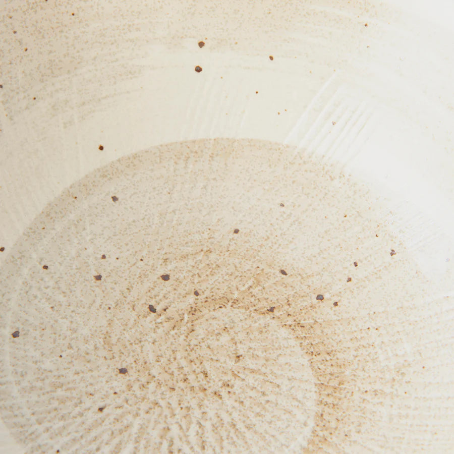 Naibu - Spiral Sand Large Uneven Bowl