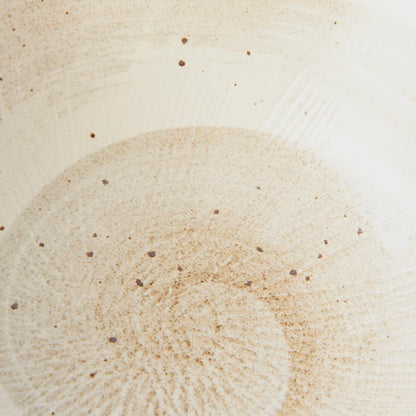 Naibu - Spiral Sand Large Uneven Bowl