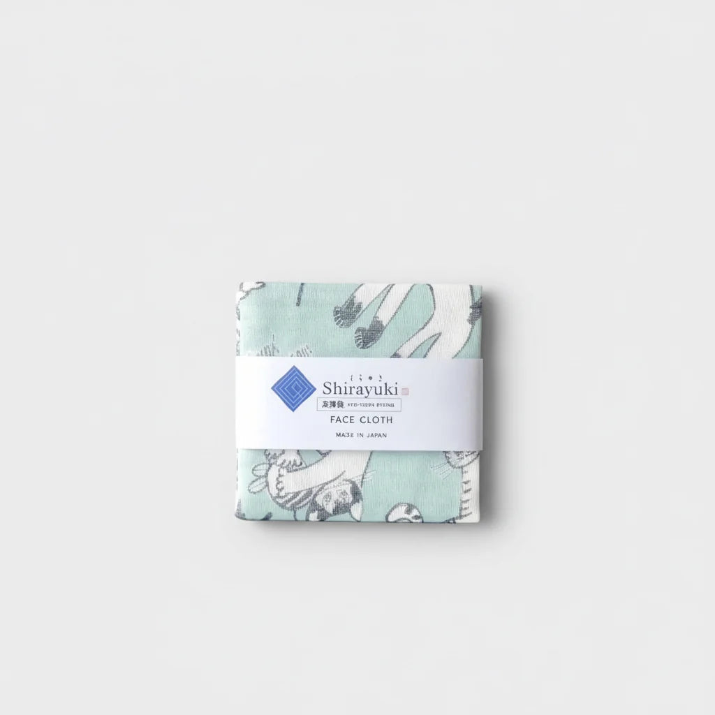 NAIBU - CATS FACE CLOTH IN BLUE