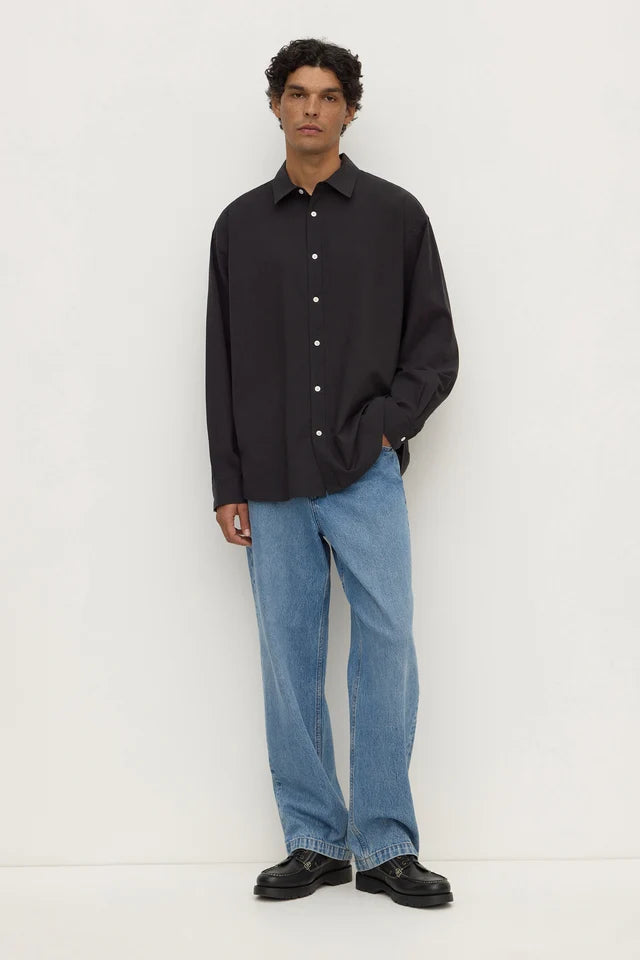 Assembly Label - Franco Long Sleeve Shirt - Black