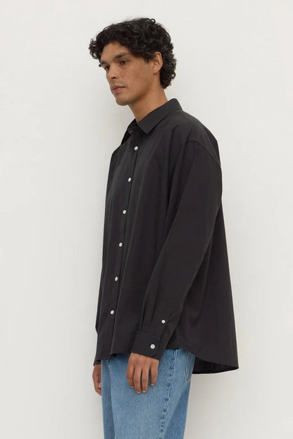 Assembly Label - Franco Long Sleeve Shirt - Black