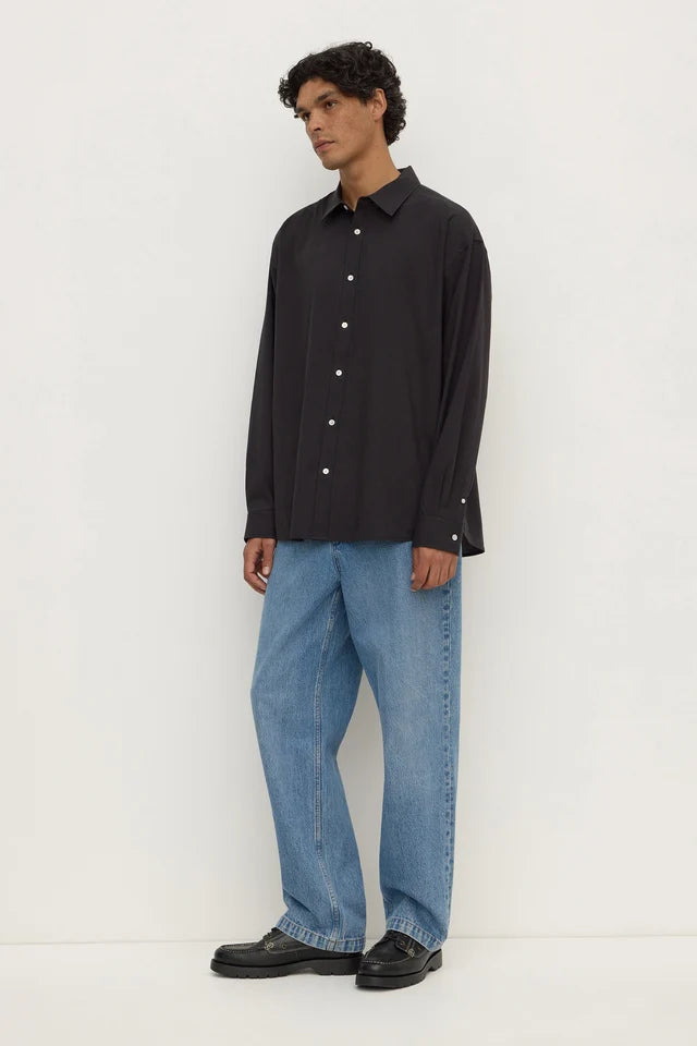 Assembly Label - Franco Long Sleeve Shirt - Black