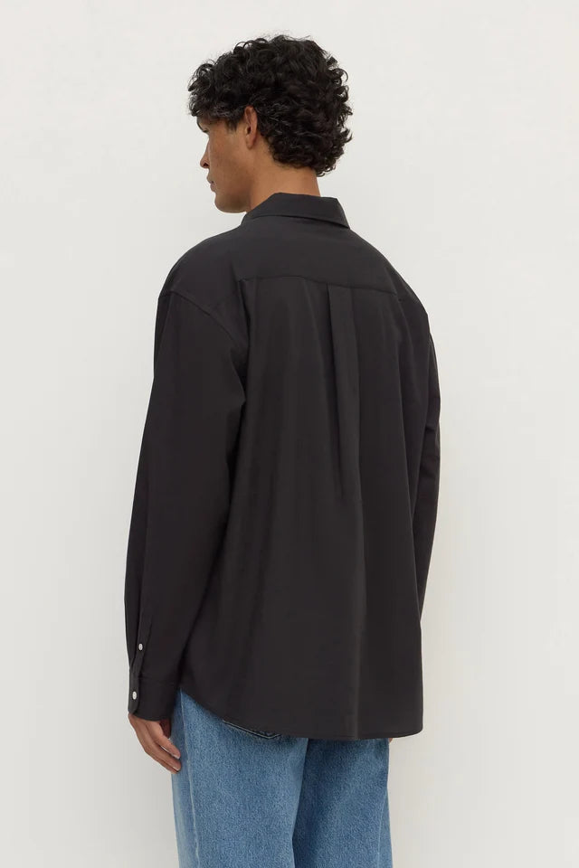 Assembly Label - Franco Long Sleeve Shirt - Black