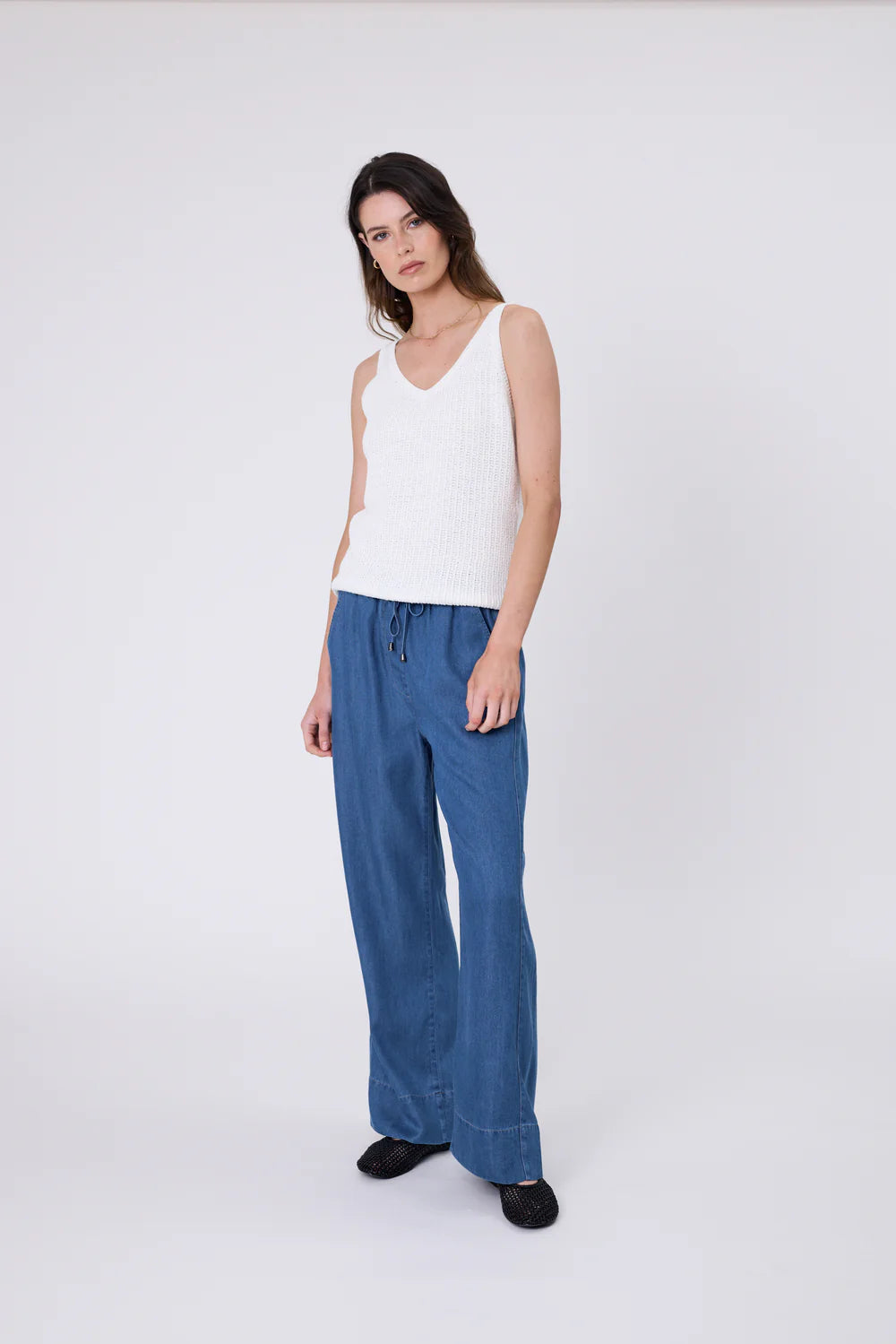 Marlow - Fresco Pant - Mid Wash