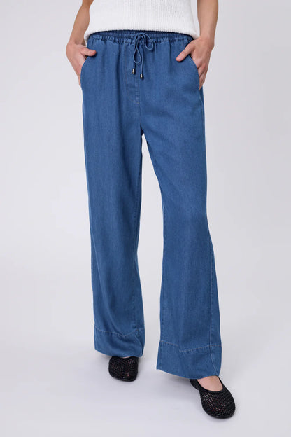 Marlow - Fresco Pant - Mid Wash