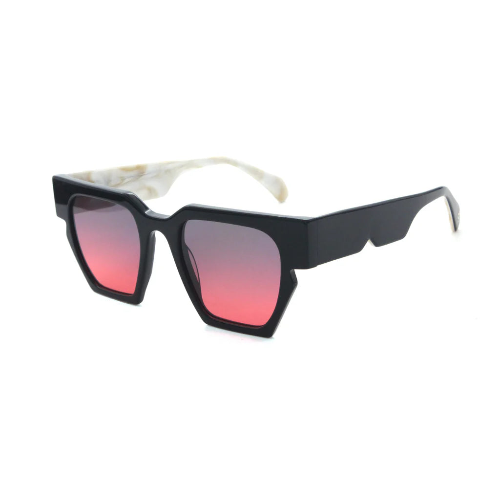 Age Eyewear - Homage Black - Black-Red Lens