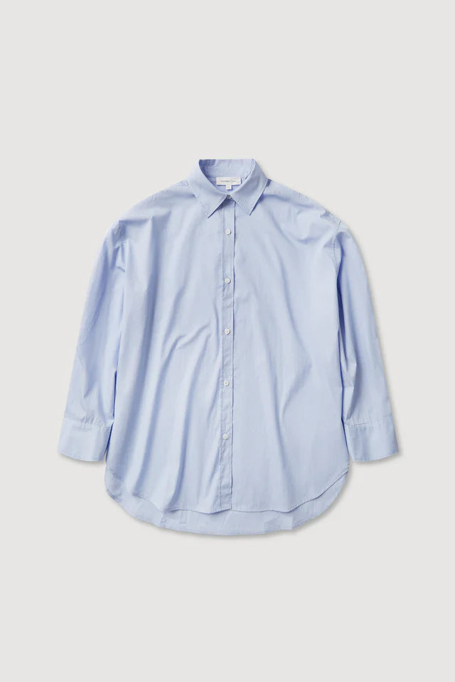 Assembly Label - Havana Stripe Long Sleeve Shirt - Blue/White Stripe