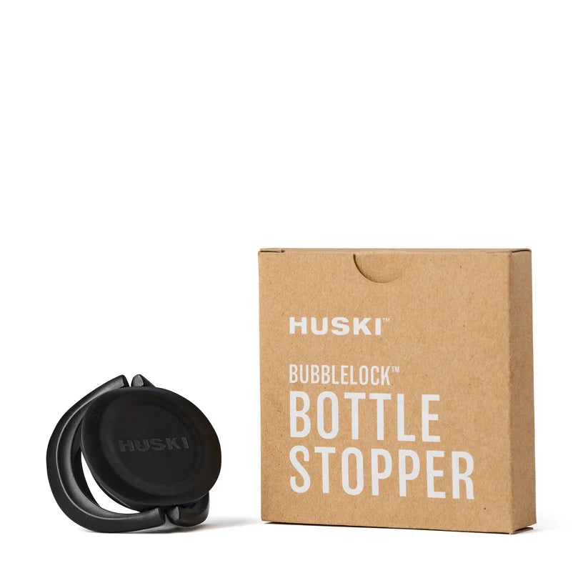 Huski - Bubblelock Bottle Stopper - Black