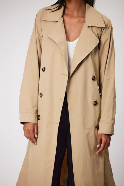 Marlow - Hybrid Trench Coat Camel Natural