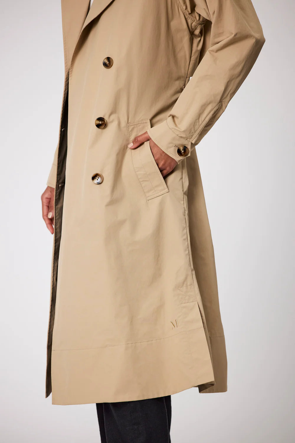 Marlow - Hybrid Trench Coat Camel Natural