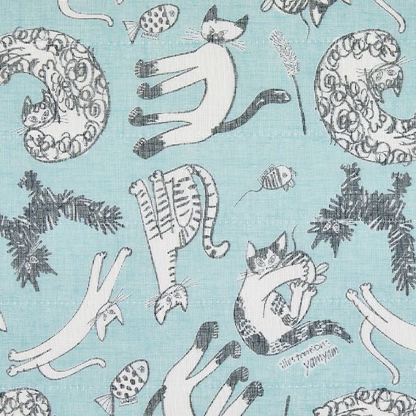 NAIBU - CATS FACE CLOTH IN BLUE