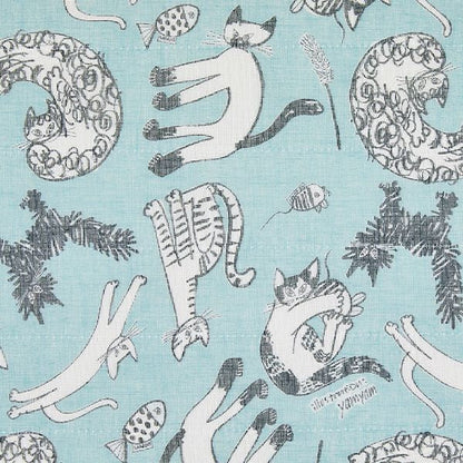 NAIBU - CATS FACE CLOTH IN BLUE