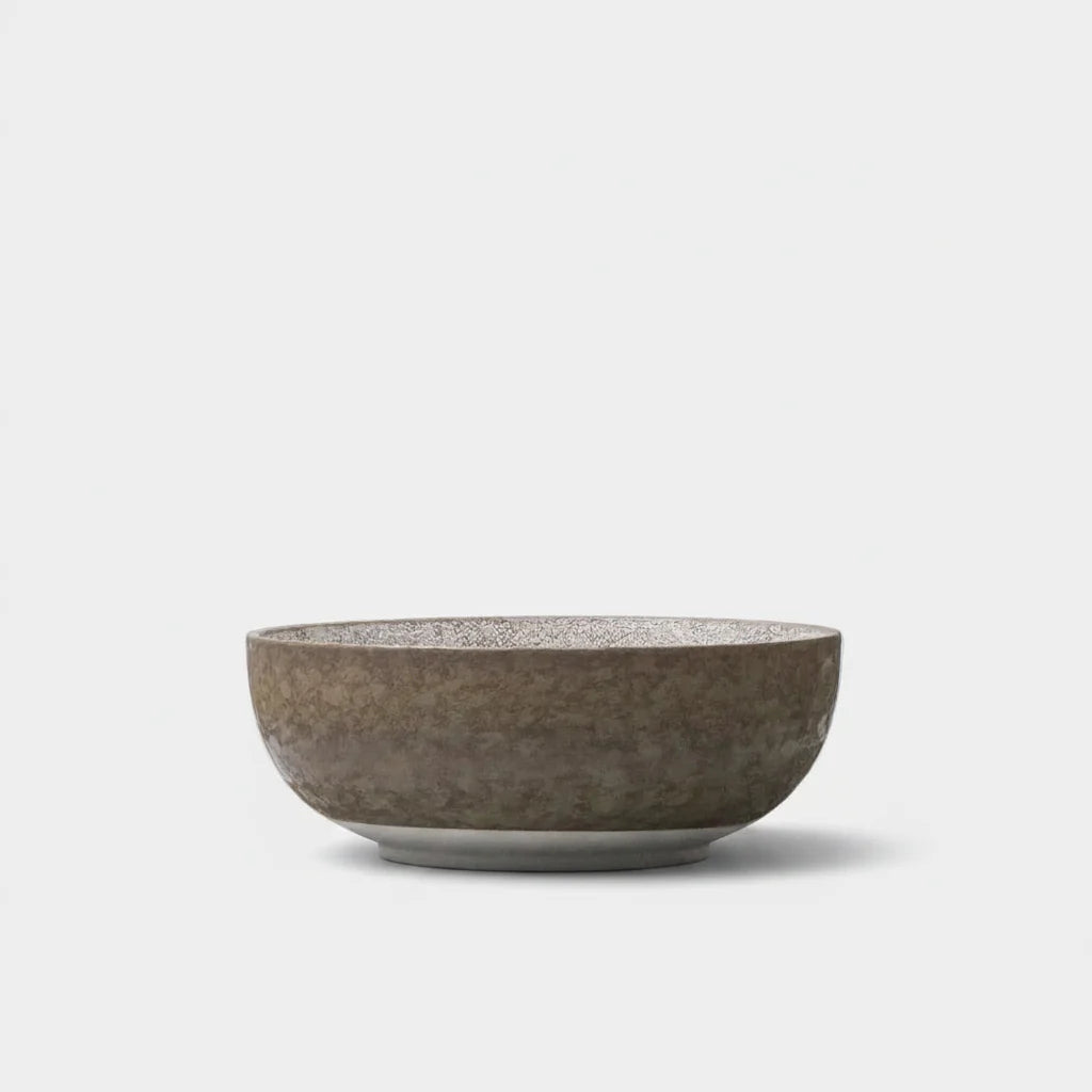 NAIBU - CRAZED GREY DEEP SERVING BOWL