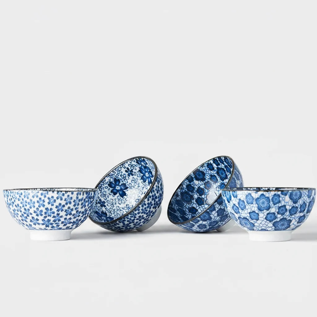 Naibu - Blue Plum Bowl Set