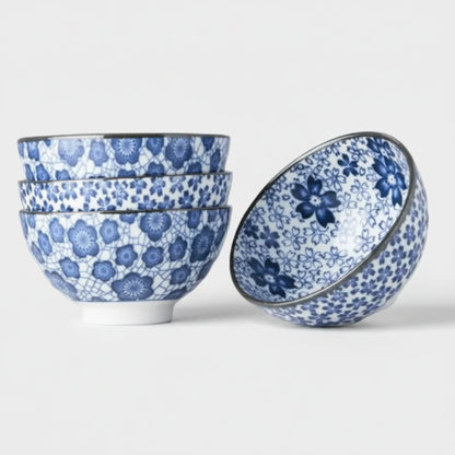 Naibu - Blue Plum Bowl Set