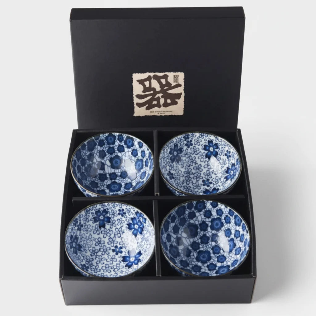Naibu - Blue Plum Bowl Set